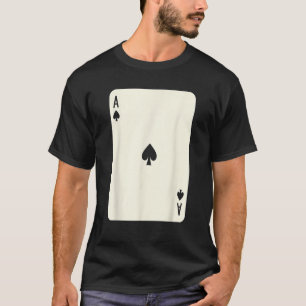 T-shirt Ace de pique Jouer Couples Carte Halloween Costu
