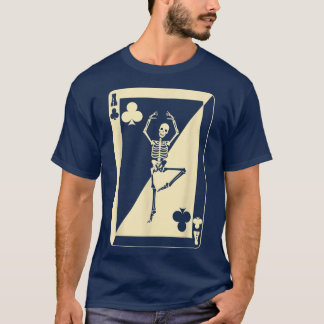T-shirt Ace Des Clubs Poker Jeu Carte Poker Joueur