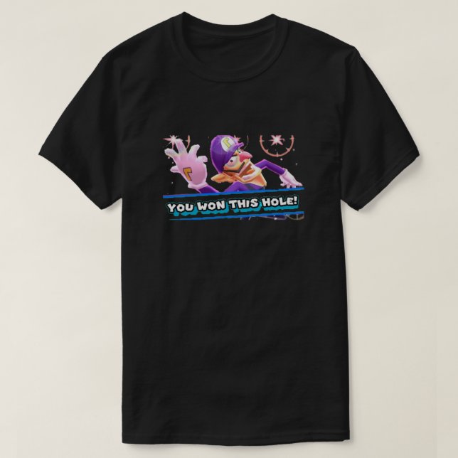 T-shirt Ace in the Hole Waluigi (Design devant)