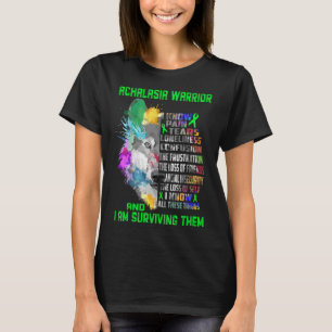 T-shirt Achalasia Warrior Je connais toutes ces choses et