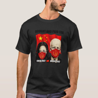 T-shirt Acheté Et Payé Pour La Chine Première Amérique Der