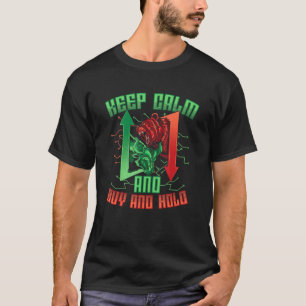 T-shirt Acheter Et Tenir Stock Market Bull Vs Bear Stock T