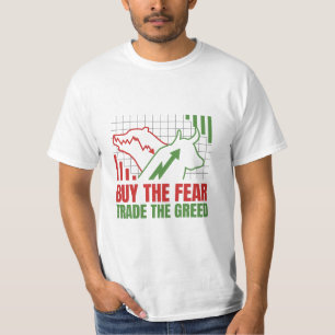 T-shirt Acheter le commerce de la peur le marché Stock de
