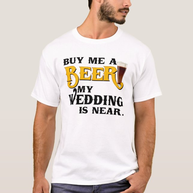 T-shirt Acheter Une Bière (Devant)