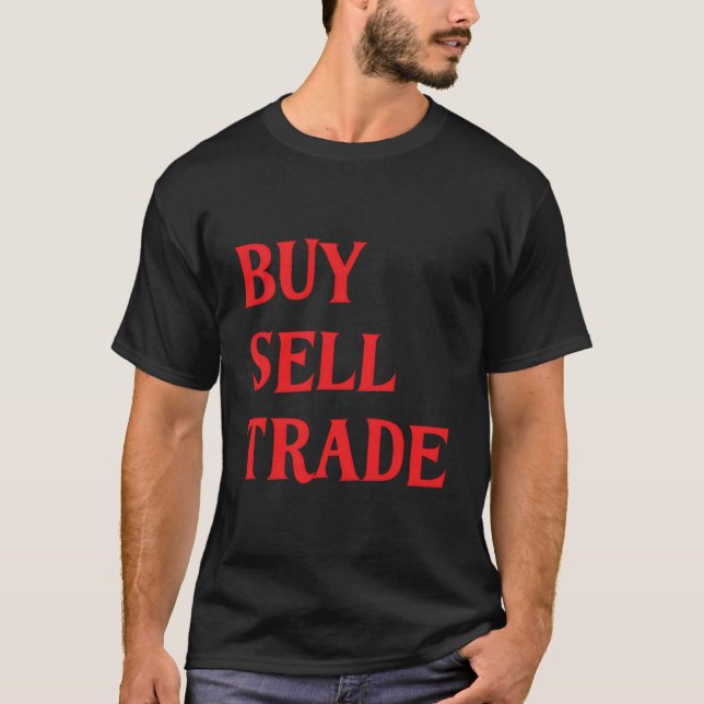 T-shirt Acheter Vendre Commerce (Devant)