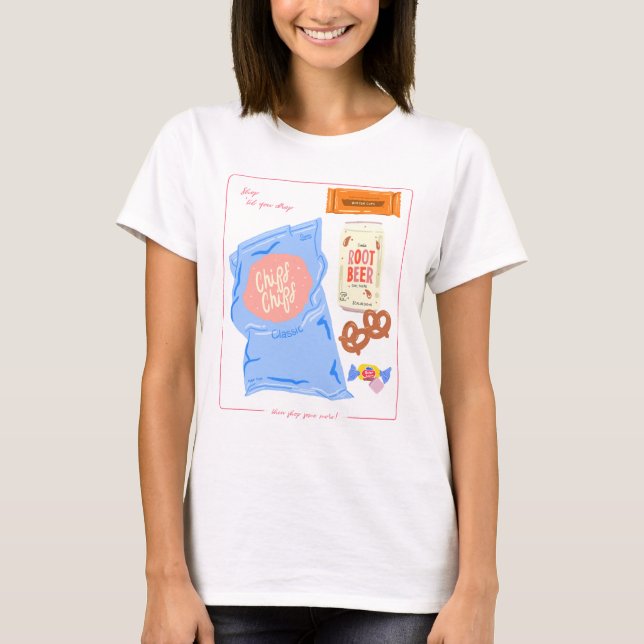 T-shirt Achetez jusqu'à ce que vous tombez, puis magasinez (Devant)