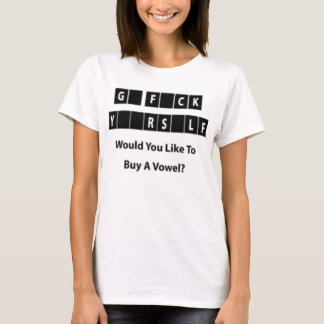 T-shirt Achetez une voyelle