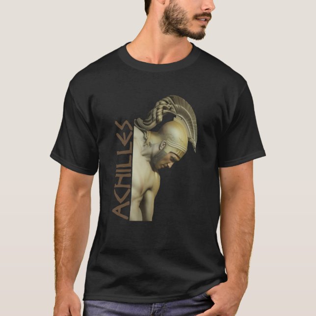 T-shirt Achilles Greek Warrior (Devant)