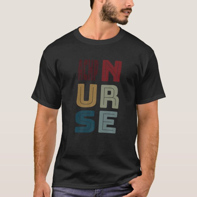 T-shirt ACHPN Nurse Adv Certified Hospice Palliative Vinta (Devant)