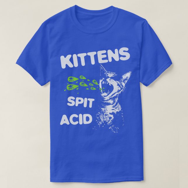 T-shirt Acide craché de chatons (Design devant)