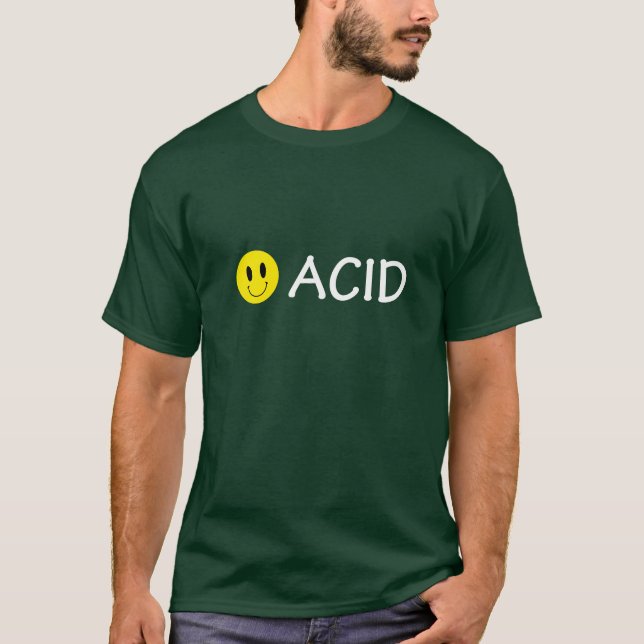T-shirt acide de techno (Devant)