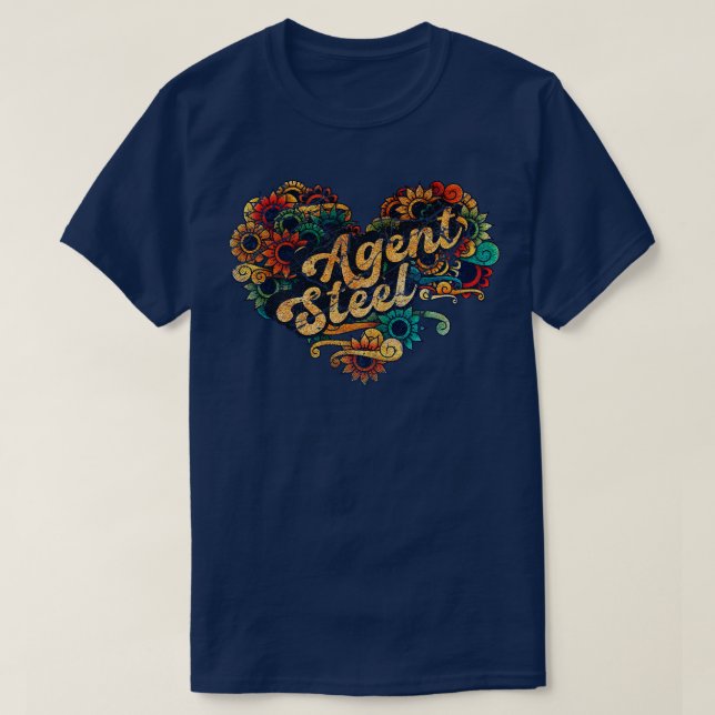 T-shirt Acier agent (Design devant)