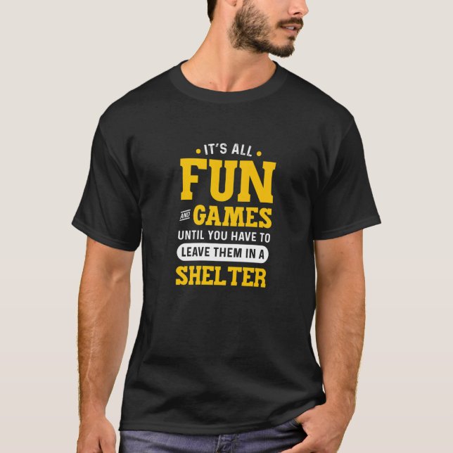 T-shirt ACO. Pet Rescue. Animal Control Officer Premium (Devant)