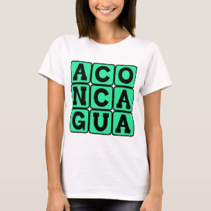 T-shirt Aconcagua, Montagne en Argentine