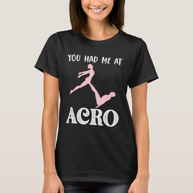 T-shirt Acro Yoga Amateurs Cadeau pour les couples, gymnas (Devant)