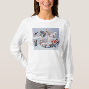T-shirt Acrobates de cirque de Humpty Dumpty et ménagerie