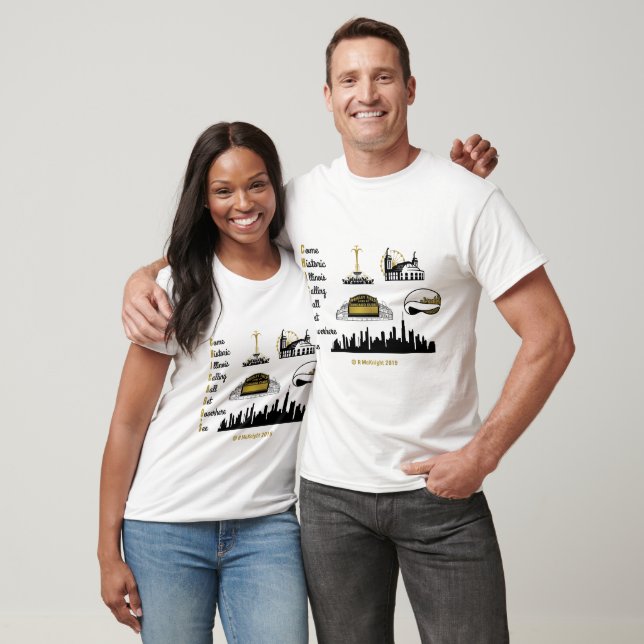 T-shirt Acronyme de Chicago Tourist Tee (Unisexe)