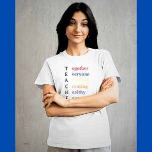 T-shirt Acronyme de l'enseignant Fun Appréciation de l'ens
