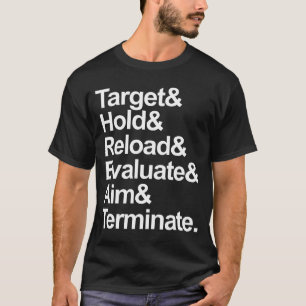 T-shirt Acronyme de T.H.R.E.A.T. Sniper pour tir militaire