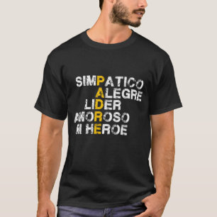 T-shirt Acronyme espagnol pour Fête des pères