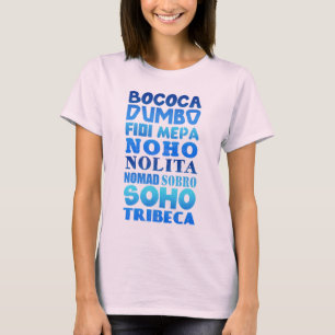 T-shirt Acronymes de la ville de New York