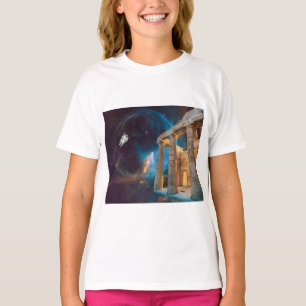 T-shirt Acropole du Parthénon La Grèce rencontre l'espace