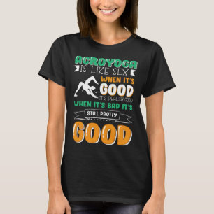T-shirt Acroyoga amusant pour fan de yoga Namaste