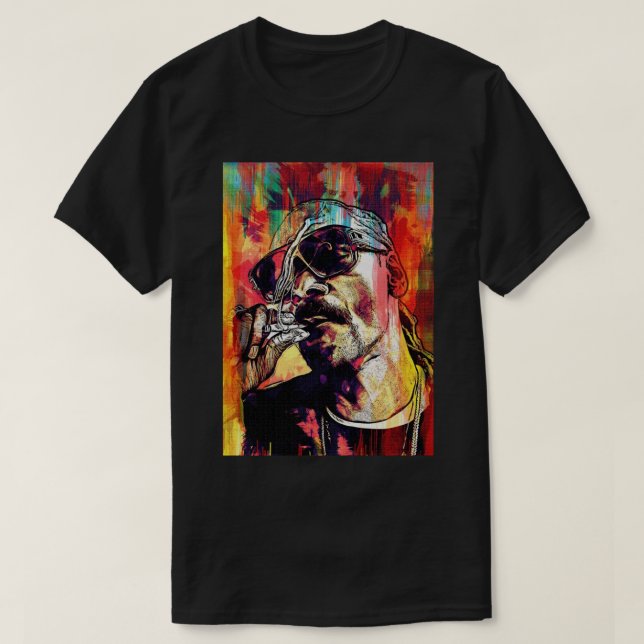 T-shirt Acrylique pour chien de snoop (Design devant)