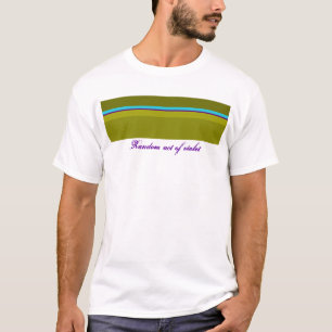 T-shirt Acte aléatoire de violet