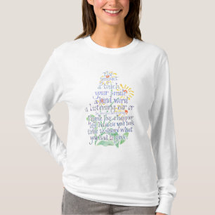 T-shirt Acte de chemise de soin