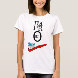 T-shirt ACTE d'Impro - brosse à dents