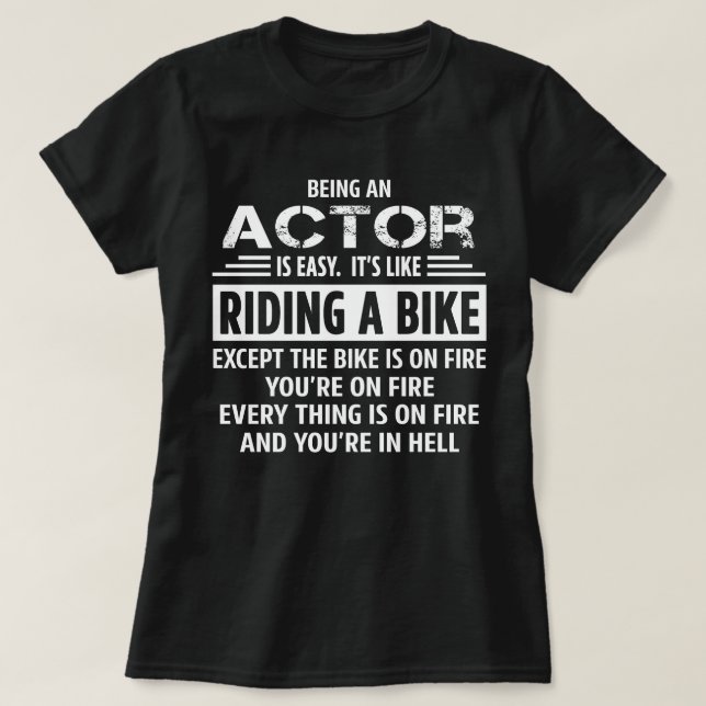 T-shirt Acteur (Design devant)