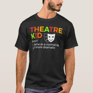 T-shirt Acteur de définition d'enfant de théâtre