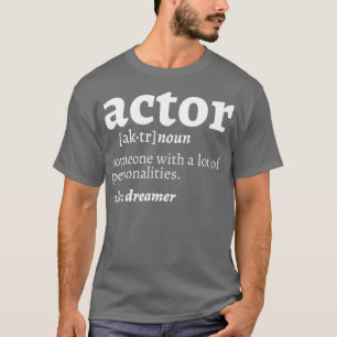 T-shirt Acteur Musical et Théâtre Directeur par intérim et