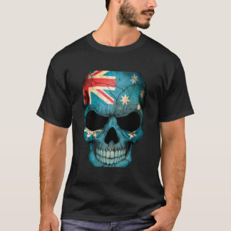 T-shirt Actif du crâne du pavillon australien