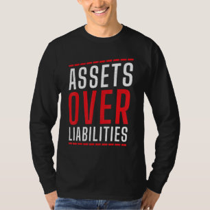 T-shirt Actif supérieur au passif   Comptable Comptabilité