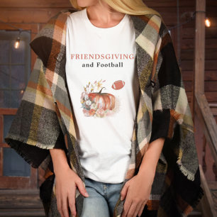 T-shirt Action d'amitié et football Thanksgiving Keepsaké