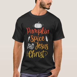 T-shirt Action de grâce au potiron et au Christ