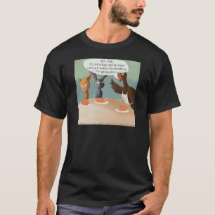 T-shirt Action de grâce végane drôle