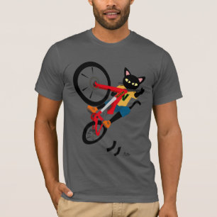 T-shirt Action de vélo
