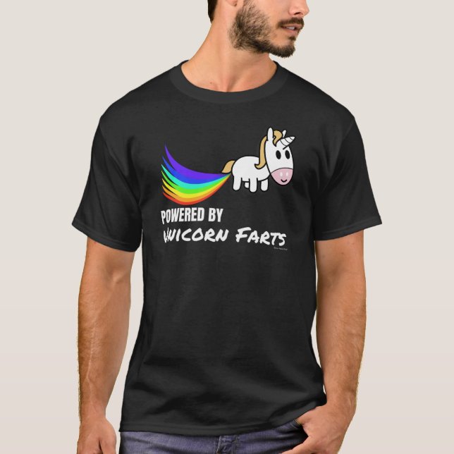 T-shirt Actionné par des Pets de licorne perfectionnez le (Devant)