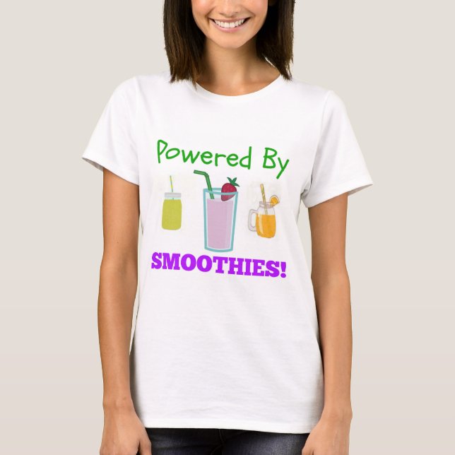 T-shirt Actionné par la chemise de Smoothies (Devant)