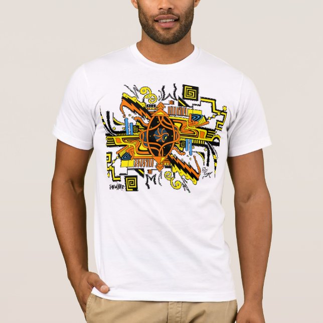 T-shirt Actionnez la partie supérieure de la chemise des (Devant)