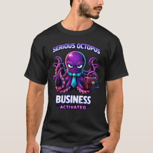 T-shirt Activé Conception Marine Pour Affaires Sérieuses d