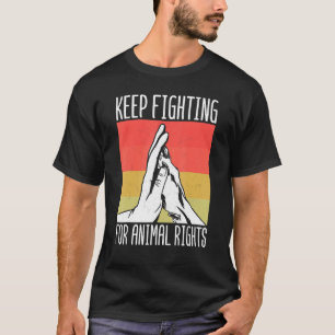T-shirt Activiste animal Secourir Animaux Droits de conser