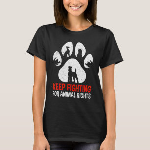 T-shirt Activiste animal Secourir Animaux Droits de conser