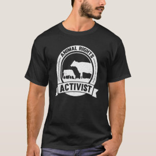 T-shirt Activiste animal Secourir Animaux Droits de conser