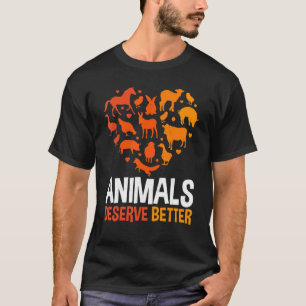T-shirt Activiste animal Secourir Animaux Droits de conser