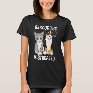 T-shirt Activiste animal Secourir Animaux Droits de conser