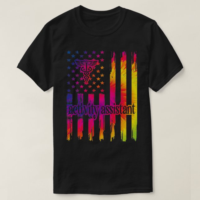 T-shirt Activité Assistant Activité Semaine professionnell (Design devant)